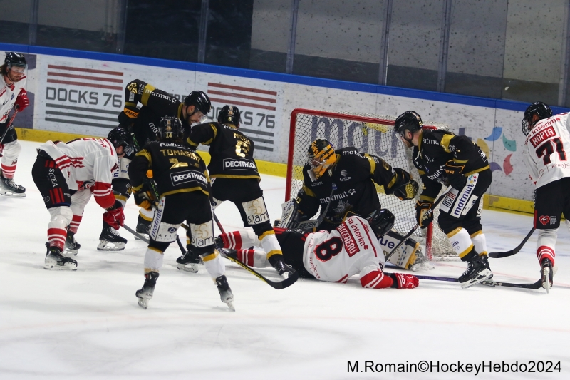 Photo hockey Ligue Magnus - Ligue Magnus - 1/4 de Finale - Match 1 : Rouen vs Nice - Rouen s’octroie le premier point.