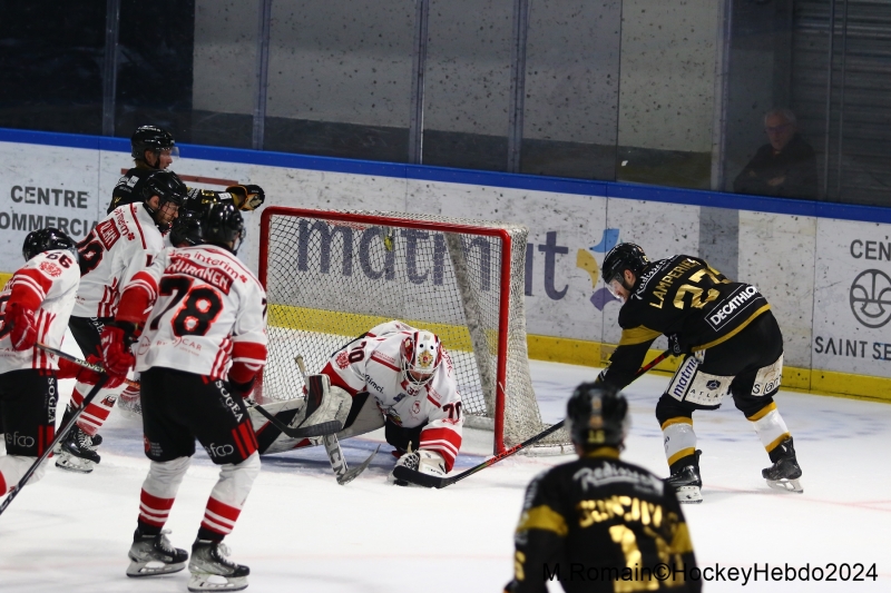 Photo hockey Ligue Magnus - Ligue Magnus - 1/4 de Finale - Match 1 : Rouen vs Nice - Rouen s’octroie le premier point.