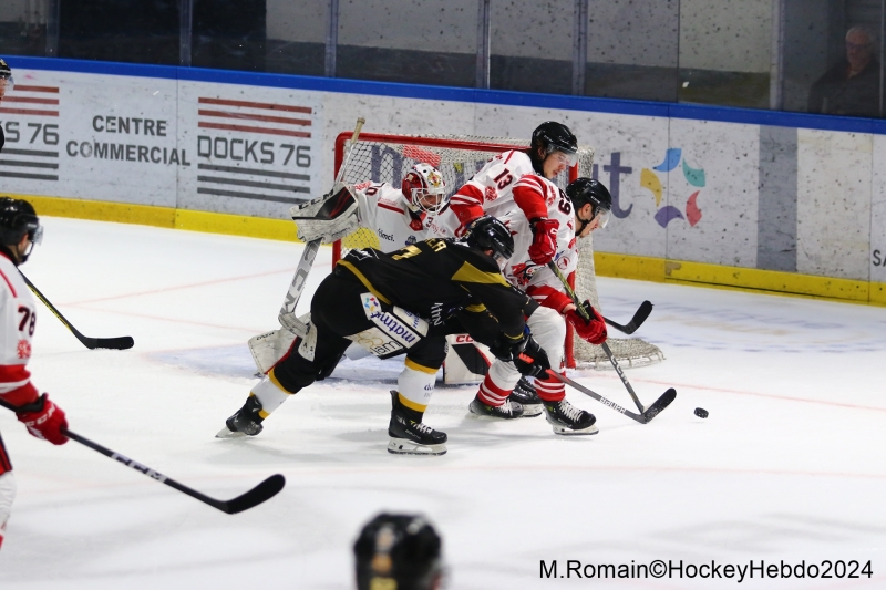 Photo hockey Ligue Magnus - Ligue Magnus - 1/4 de Finale - Match 1 : Rouen vs Nice - Rouen s’octroie le premier point.