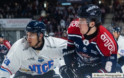 Photo hockey Ligue Magnus - Ligue Magnus - 1/4 de Finale - Match 2 : Angers  vs Nice - Et de deux pour Angers