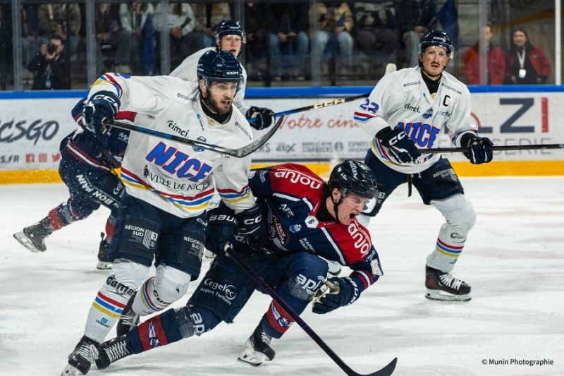 Photo hockey Ligue Magnus - Ligue Magnus - 1/4 de Finale - Match 2 : Angers  vs Nice - Et de deux pour Angers