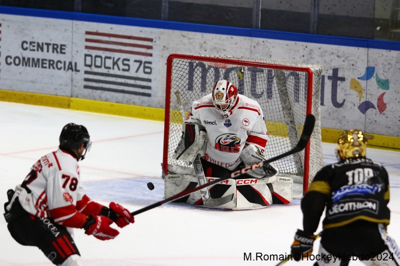 Photo hockey Ligue Magnus - Ligue Magnus - 1/4 de Finale - Match 2 : Rouen vs Nice - Rouen double la mise face à Nice