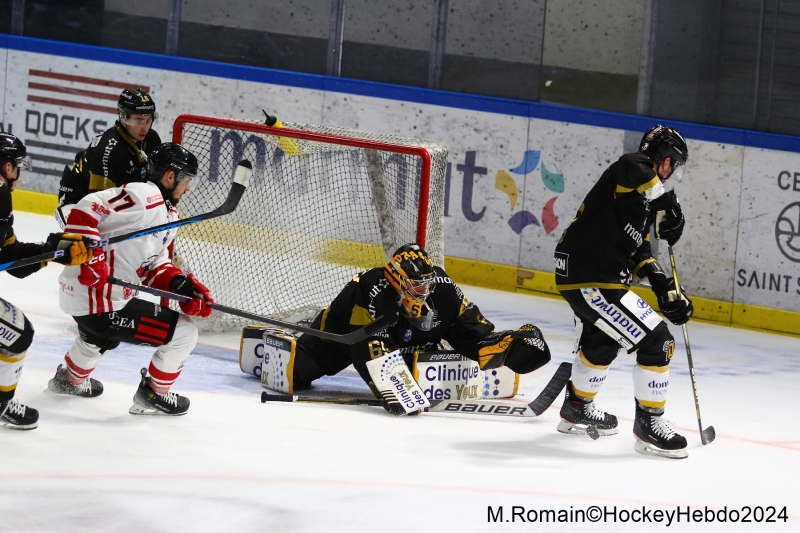 Photo hockey Ligue Magnus - Ligue Magnus - 1/4 de Finale - Match 2 : Rouen vs Nice - Rouen double la mise face à Nice