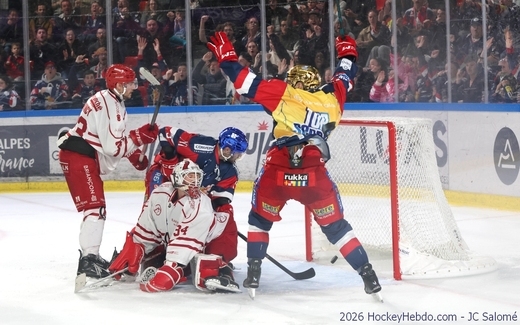 Photo hockey Ligue Magnus - Ligue Magnus - 1/4 de Finale - Match 5 : Grenoble  vs Briançon  - Grenoble qualifié pour les demis !