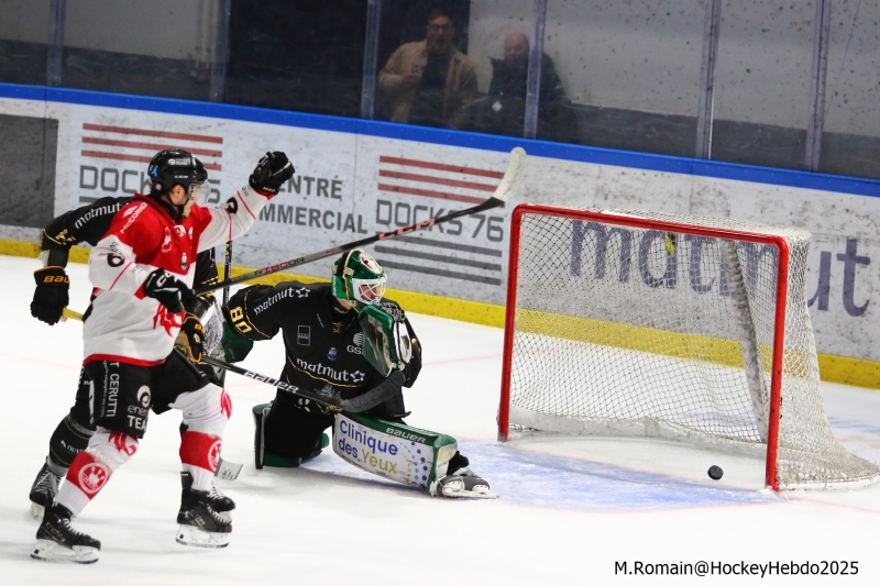 Photo hockey Ligue Magnus - Ligue Magnus - 1/4 de Finale - Match 5 : Rouen vs Amiens  - Rouen trébuche, Amiens revient.