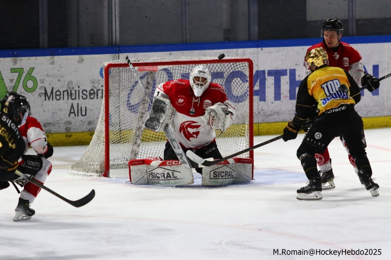 Photo hockey Ligue Magnus - Ligue Magnus - 1/4 de Finale - Match 5 : Rouen vs Amiens  - Rouen trébuche, Amiens revient.
