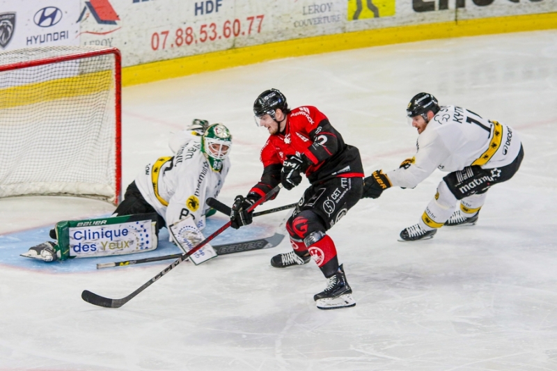 Photo hockey Ligue Magnus - Ligue Magnus - 1/4 de Finale - Match 6 : Amiens  vs Rouen - Amiens revient à égalité !