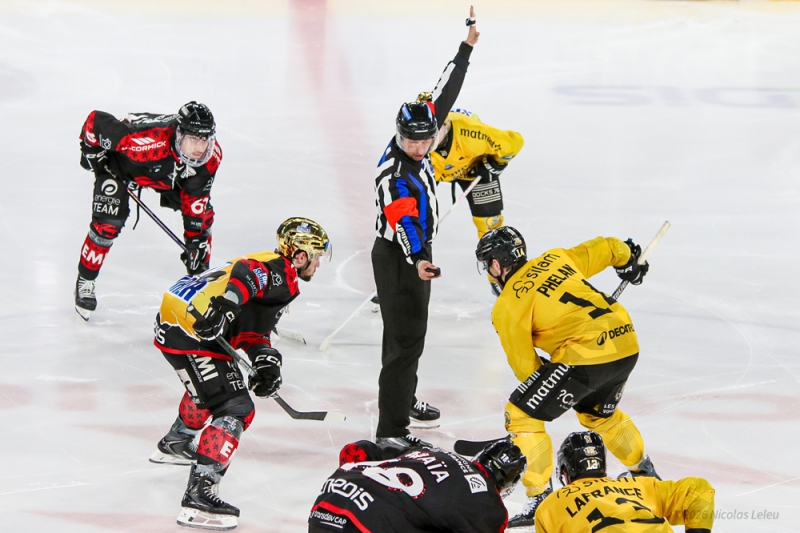 Photo hockey Ligue Magnus - Ligue Magnus - 1/4 de Finale - Match 6 : Amiens  vs Rouen - Les Gothiques restent sur leur faim (fin)