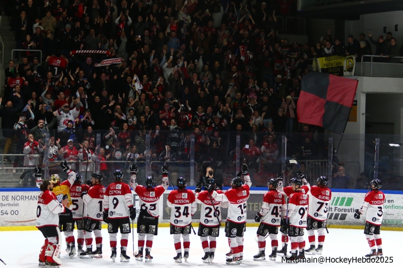 Photo hockey Ligue Magnus - Ligue Magnus - 1/4 de Finale - Match 7 : Rouen vs Amiens  - Les Gothiques s’offrent une demi-finale