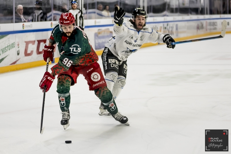 Photo hockey Ligue Magnus - Ligue Magnus - 1/4 finale match 1 : Cergy-Pontoise vs Gap  - Le Jokers ouvrent la série