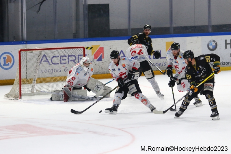 Photo hockey Ligue Magnus - Ligue Magnus - 1/4 finale match 1 : Rouen vs Amiens  - A Rouen la première manche