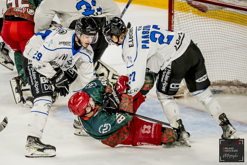 Photo hockey Ligue Magnus - Ligue Magnus - 1/4 finale match 5 : Cergy-Pontoise vs Gap  - Les Jokers bouclent la série à domicile
