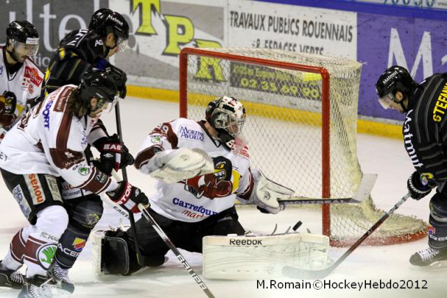 Photo hockey Ligue Magnus - Ligue Magnus : 10ème journée  : Rouen vs Morzine-Avoriaz - Trois sur Trois