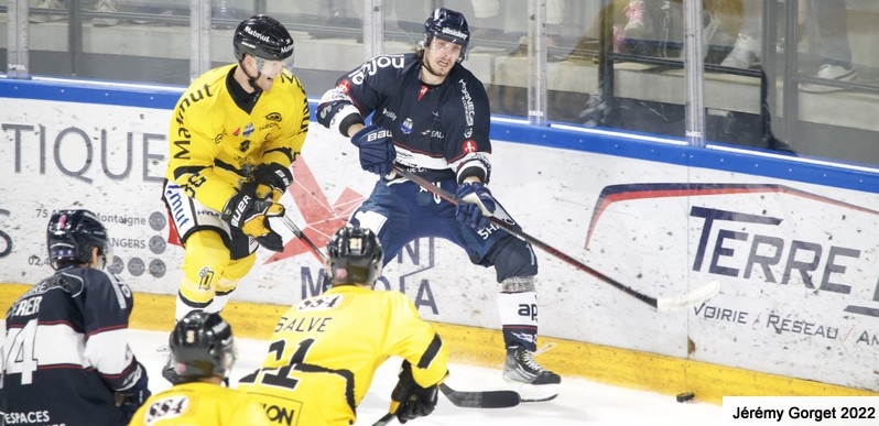 Photo hockey Ligue Magnus - Ligue Magnus : 10ème journée : Angers  vs Rouen - Pas de point pour les Ducs
