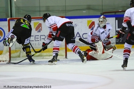 Photo hockey Ligue Magnus - Ligue Magnus : 10ème journée : Rouen vs Bordeaux - Les Dragons reprennent leur rang