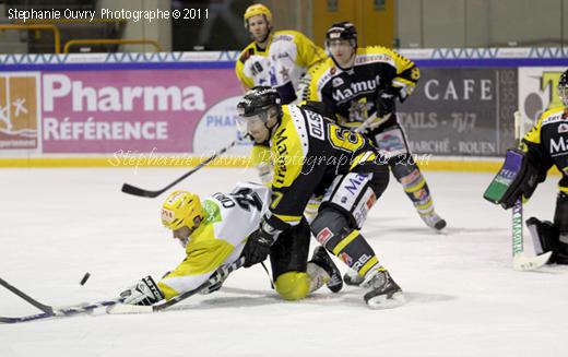 Photo hockey Ligue Magnus - Ligue Magnus : 10ème journée : Rouen vs Strasbourg  - LM : Rouen à l