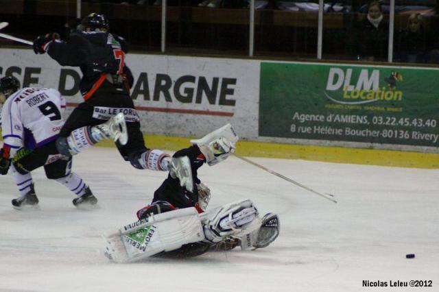 Photo hockey Ligue Magnus - Ligue Magnus : 11ème journée  : Amiens  vs Caen  - Les Gothiques coulent les Drakkars