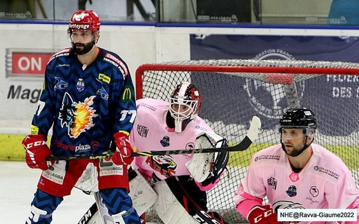 Photo hockey Ligue Magnus - Ligue Magnus : 11ème journée  : Nice vs Grenoble  - Le podium pour les Isérois