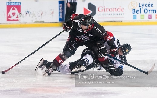 Photo hockey Ligue Magnus - Ligue Magnus : 11ème journée : Bordeaux vs Gap  - Le réalisme bordelais fait la différence 