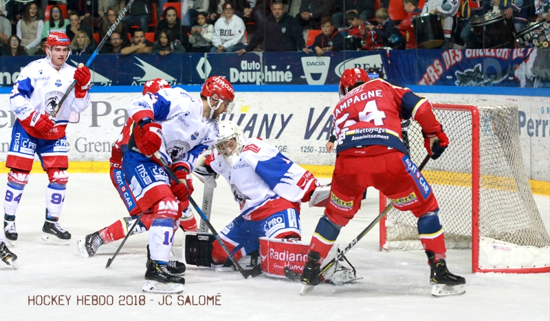 Photo hockey Ligue Magnus - Ligue Magnus : 11ème journée : Grenoble  vs Lyon - Tout en power play ! 