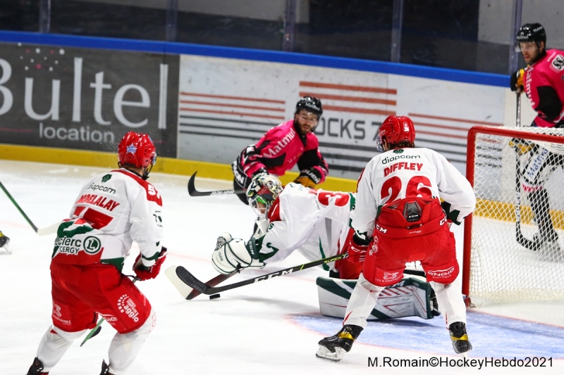 Photo hockey Ligue Magnus - Ligue Magnus : 11ème journée : Rouen vs Cergy-Pontoise - Les Dragons de Rouen confirment