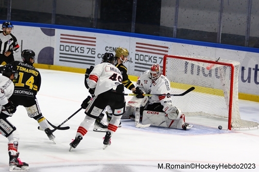 Photo hockey Ligue Magnus - Ligue Magnus : 11ème journée : Rouen vs Chamonix  - Première défaite de Rouen en Ligue Magnus
