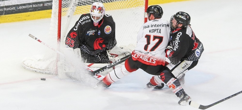 Photo hockey Ligue Magnus - Ligue Magnus : 12ème journée : Amiens  vs Nice - Amiens : l’essentiel sans la manière
