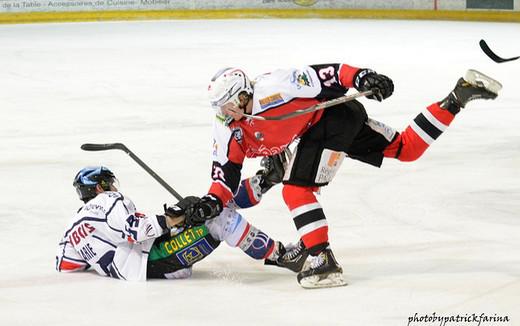 Photo hockey Ligue Magnus - Ligue Magnus : 12ème journée : Briançon  vs Caen  - Les Drakkars en enfer