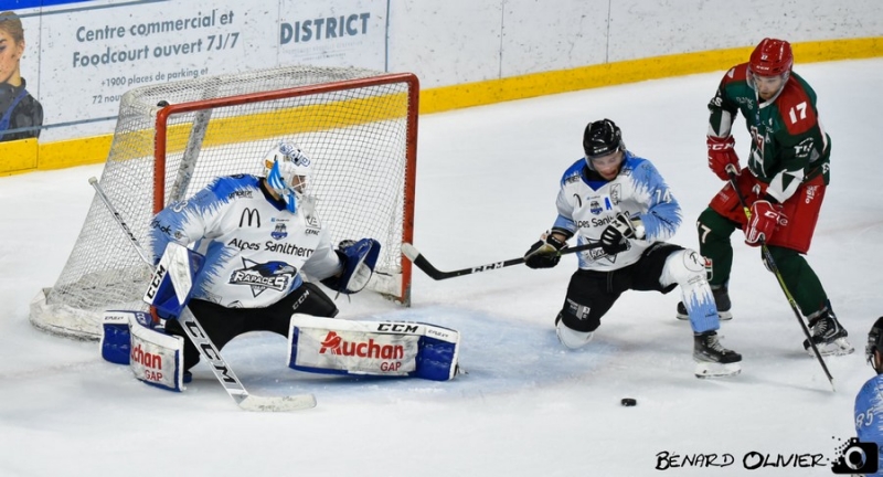 Photo hockey Ligue Magnus - Ligue Magnus : 12ème journée : Cergy-Pontoise vs Gap  - Les Jokers renversent les Rapaces