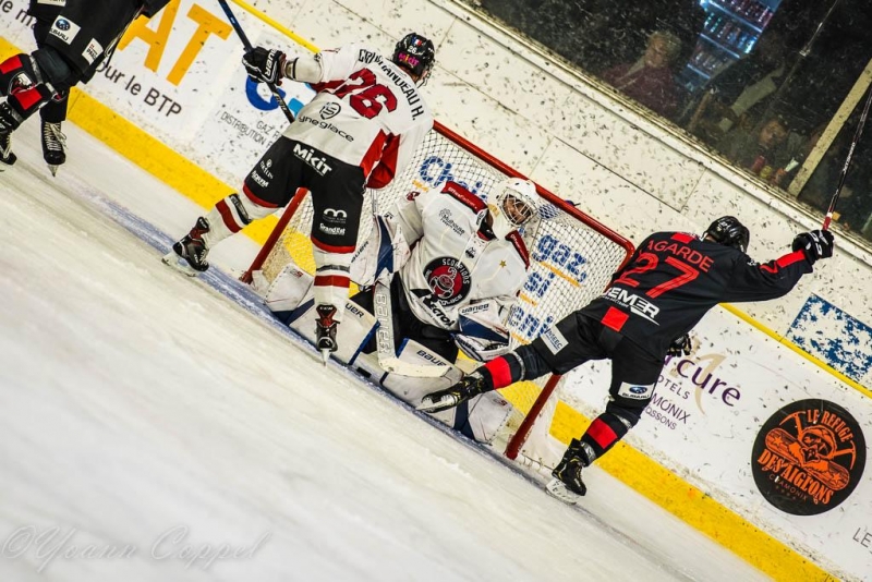 Photo hockey Ligue Magnus - Ligue Magnus : 12ème journée : Chamonix  vs Mulhouse - Les Pionniers prennent leur revanche