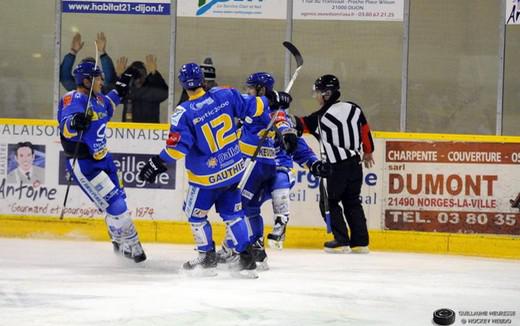Photo hockey Ligue Magnus - Ligue Magnus : 12ème journée : Dijon  vs Brest  - Eclaircies avec passages nuageux