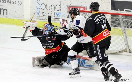 Photo hockey Ligue Magnus - Ligue Magnus : 12ème journée : Nice vs Gap  - Les Aigles blanchissent les Rapaces