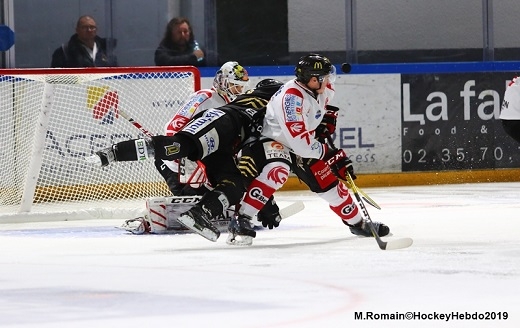 Photo hockey Ligue Magnus - Ligue Magnus : 12ème journée : Rouen vs Amiens  - Les Dragons ne savent plus gagner