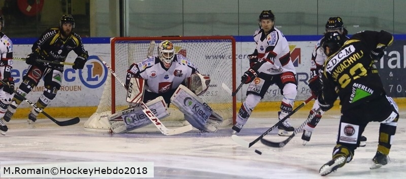 Photo hockey Ligue Magnus - Ligue Magnus : 12ème journée : Rouen vs Amiens  - Rouen emporte le Derby et reste invaincu