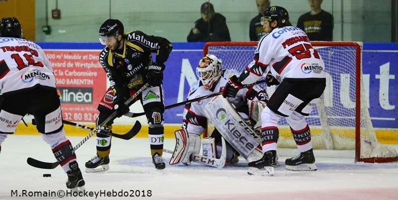 Photo hockey Ligue Magnus - Ligue Magnus : 12ème journée : Rouen vs Amiens  - Rouen emporte le Derby et reste invaincu