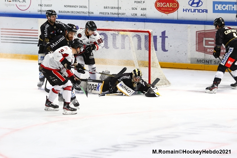 Photo hockey Ligue Magnus - Ligue Magnus : 12ème journée : Rouen vs Mulhouse - LM : Victoire facile pour les dragons