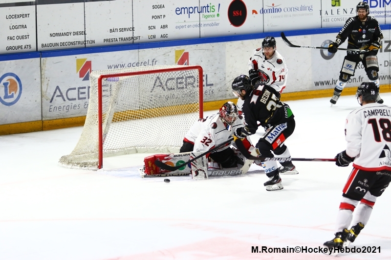 Photo hockey Ligue Magnus - Ligue Magnus : 12ème journée : Rouen vs Mulhouse - LM : Victoire facile pour les dragons