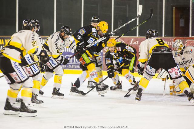 Photo hockey Ligue Magnus - Ligue Magnus : 12ème journée : Strasbourg  vs Rouen - Pas dans le rythme