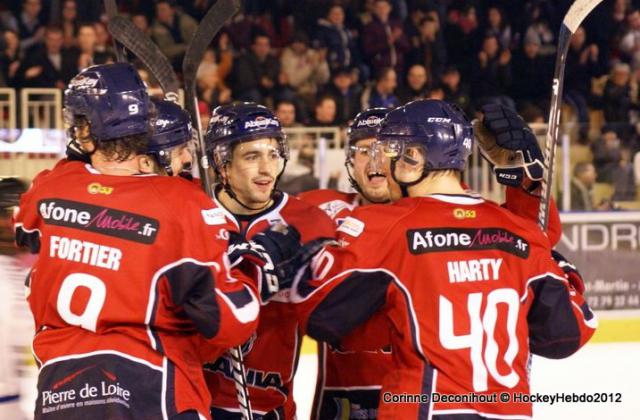Photo hockey Ligue Magnus - Ligue Magnus : 13ème journée  : Angers  vs Caen  - Les Ducs assument leur statut
