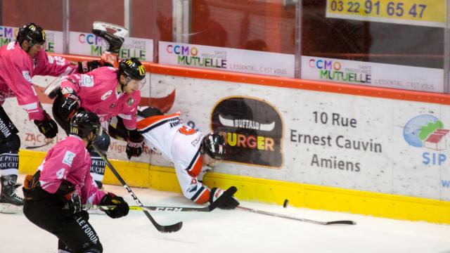 Photo hockey Ligue Magnus - Ligue Magnus : 13ème journée : Amiens  vs Bordeaux - Le leader tombe au Coliseum