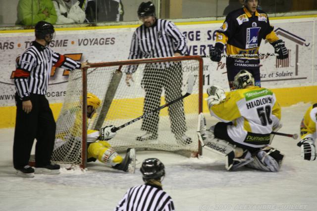 Photo hockey Ligue Magnus - Ligue Magnus : 13ème journée : Chamonix  vs Strasbourg  - Au bout du suspense