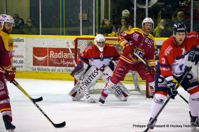 Photo hockey Ligue Magnus - Ligue Magnus : 13ème journée : Dijon  vs Angers  - Les Ducs planent au dessus de la Bourgogne