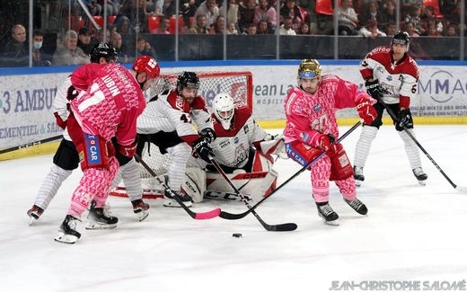 Photo hockey Ligue Magnus - Ligue Magnus : 13ème journée : Grenoble  vs Bordeaux - Grenoble enchaine et remonte au classement !