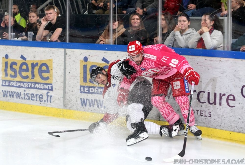 Photo hockey Ligue Magnus - Ligue Magnus : 13ème journée : Grenoble  vs Bordeaux - Grenoble enchaine et remonte au classement !