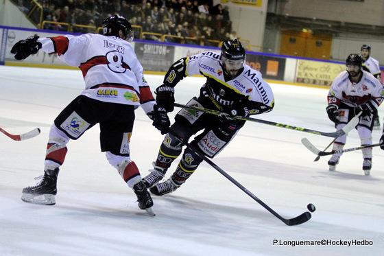Photo hockey Ligue Magnus - Ligue Magnus : 13ème journée : Rouen vs Briançon  - Les Dragons dans la douleur