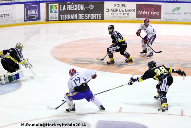 Photo hockey Ligue Magnus - Ligue Magnus : 13ème journée : Rouen vs Lyon - Le retour du Dragon