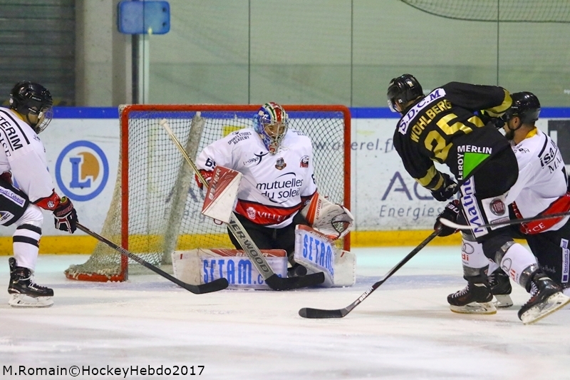 Photo hockey Ligue Magnus - Ligue Magnus : 13ème journée : Rouen vs Nice - LM : La promenade des niçois
