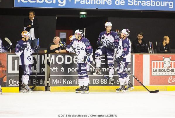 Photo hockey Ligue Magnus - Ligue Magnus : 13ème journée : Strasbourg  vs Epinal  - Quand la poussière retombe