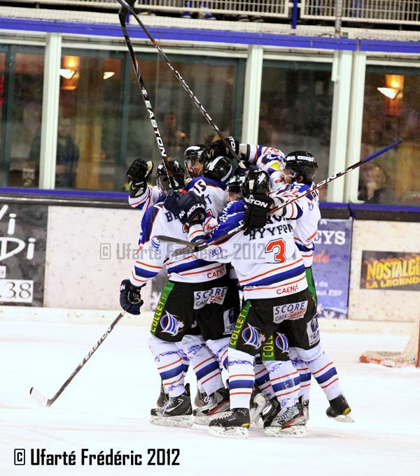 Photo hockey Ligue Magnus - Ligue Magnus : 14ème journée  : Villard-de-Lans vs Caen  - Caen diablement efficace