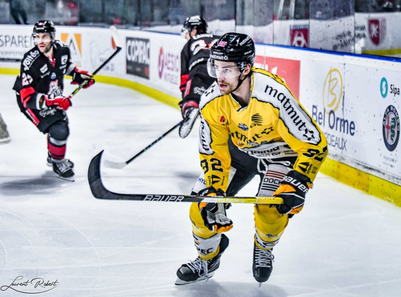 Photo hockey Ligue Magnus - Ligue Magnus : 14ème journée : Bordeaux vs Rouen - Les Dragons valident la neuvième !